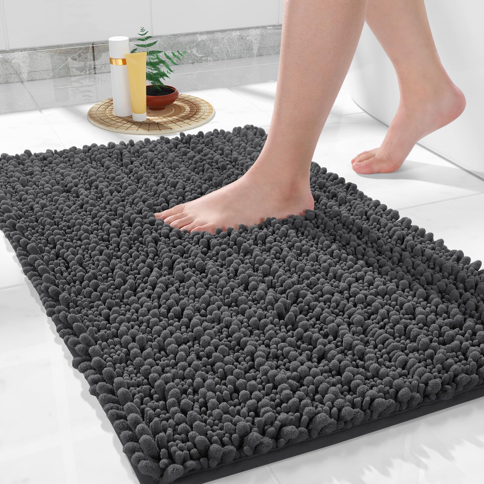 Yimobra Luxury Chenille Bath Rug